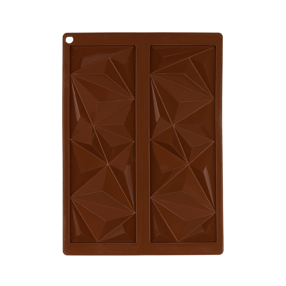 Форма силиконовая "S-CHIEF" для конфет SPC-0127 24.2 x 17.5 x 1.5 см "плитка шоколада" - 2 ячейки