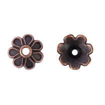 " Zlatka" Розетка для бус MFR- 05 8 мм 20 шт 03 под античную медь