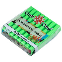 Craft & Clay полимерная глина CCH флуоресцентный 52 г 1303 зеленый