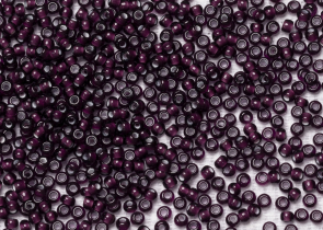 Бисер Чехия круглый 08/0 50 г 25086 фиолетовый