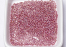 Бисер Япония круглый 15/0 10 г PF0553 розовая сирень, гальванизированный