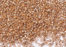 Бисер Япония круглый 15/0 10 г PF0551 гальванизированный, розовое золото
