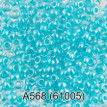 Бисер Чехия " GAMMA" круглый 1 10/ 0 2. 3 мм 5 г 1- й сорт А568 голубой ( 61005 ) 