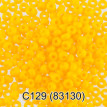 Бисер Чехия " GAMMA" круглый 3 10/ 0 2. 3 мм 5 г 1- й сорт C129 яр. желтый ( 83130 ) 