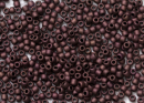 Бисер Япония круглый 11/0 10г 0222F темная бронза, матовый