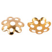 " Zlatka" Розетка для бус DC- 001/ 5 6 мм 5 шт №01 под золото