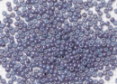 Бисер Япония круглый 11/0 10г 1204 голубой/аметист, мраморный непрозрачный