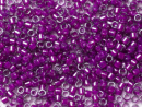 Бисер Япония MIYUKI Delica цилиндрический 11/0 5г DB-0281 бледно-пурпурный с цветной линией блестящий