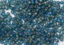 Бисер Япония круглый 11/0 10 г 0167BDF изумруд, радужный