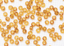 Бисер Чехия круглый 06/0 50г 10070h прозрачный темно-янтарный квадратное отверстие