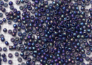 Бисер Япония круглый 11/0 10г 2637F темно-синий, матовый радужный полуглазурь