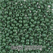 Бисер Чехия " GAMMA" круглый 7 10/ 0 2. 3 мм 5 г 1- й сорт G462 т. зеленый ( 53233 ) 