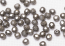 Бусины полированные круглые 6мм 25г (90 штук) 03000/14449 серый глянцевый