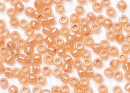 Бисер Япония круглый 11/0 10 г PF2112 молочный грейпфрут, серебряная линия внутри
