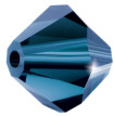 Бусина Чехия "PRECIOSA" биконусы 451-69-302 цветн. 3.6 х 4 мм т.синий (montana 30340) 24 шт в пакете