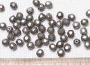 Бусины полированные круглые 6мм 25г (90 штук) 03000/14449 серый глянцевый