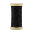 Нитки для вышивания Gamma Brill мулине М металлик 100% полиэстер 50 м M- 150 черный