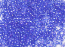 Бисер Япония круглый 11/0 10г 0178 сапфир, радужный прозрачный