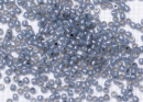 Бисер Япония круглый 11/0 10 г PF2102 молочный монтана, серебряная линия внутри