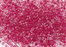 Бисер Япония MIYUKI Delica цилиндр 10/0 5 г DBM-0914 сверкающий темно-розовый кристалл с цветной линией