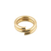 " Zlatka" Кольцо соединительное FMK- R05 5 мм 50 шт 04 под золото