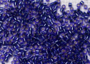Бисер Япония MIYUKI Delica цилиндр 10/0 5 г DBM-0047 кобальт серебряная линия внутри