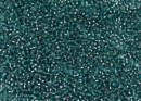Бисер Япония MIYUKI Seed Beads 15/0 5г 1424 окрашенный бирюзовый серебряная линия внутри